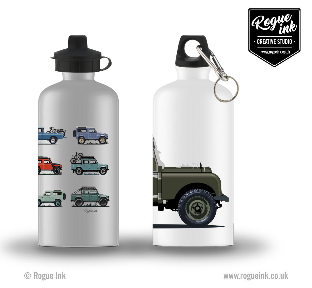 Audi Sport Oil Can Aluminium 600ml Water Bottle Range Rover 